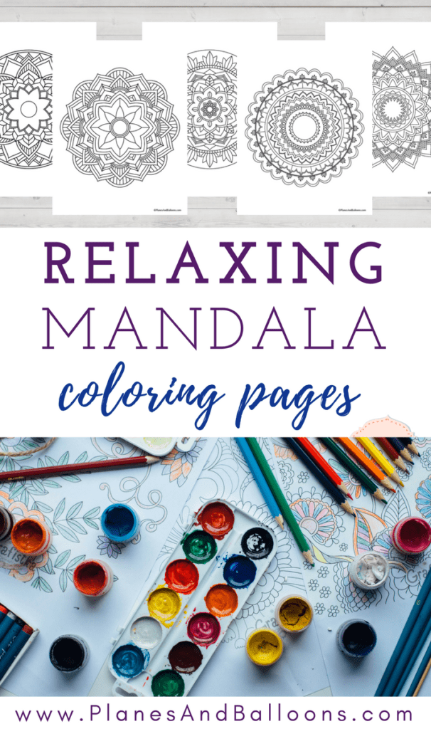 relaxing mandala coloring pages
