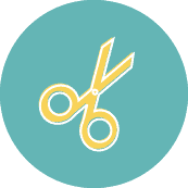Scissor skills icon