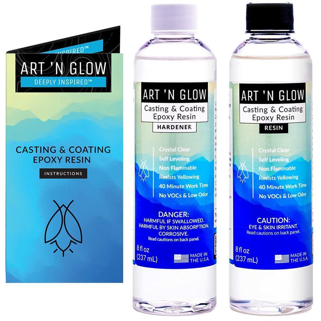 art n glow coating resin