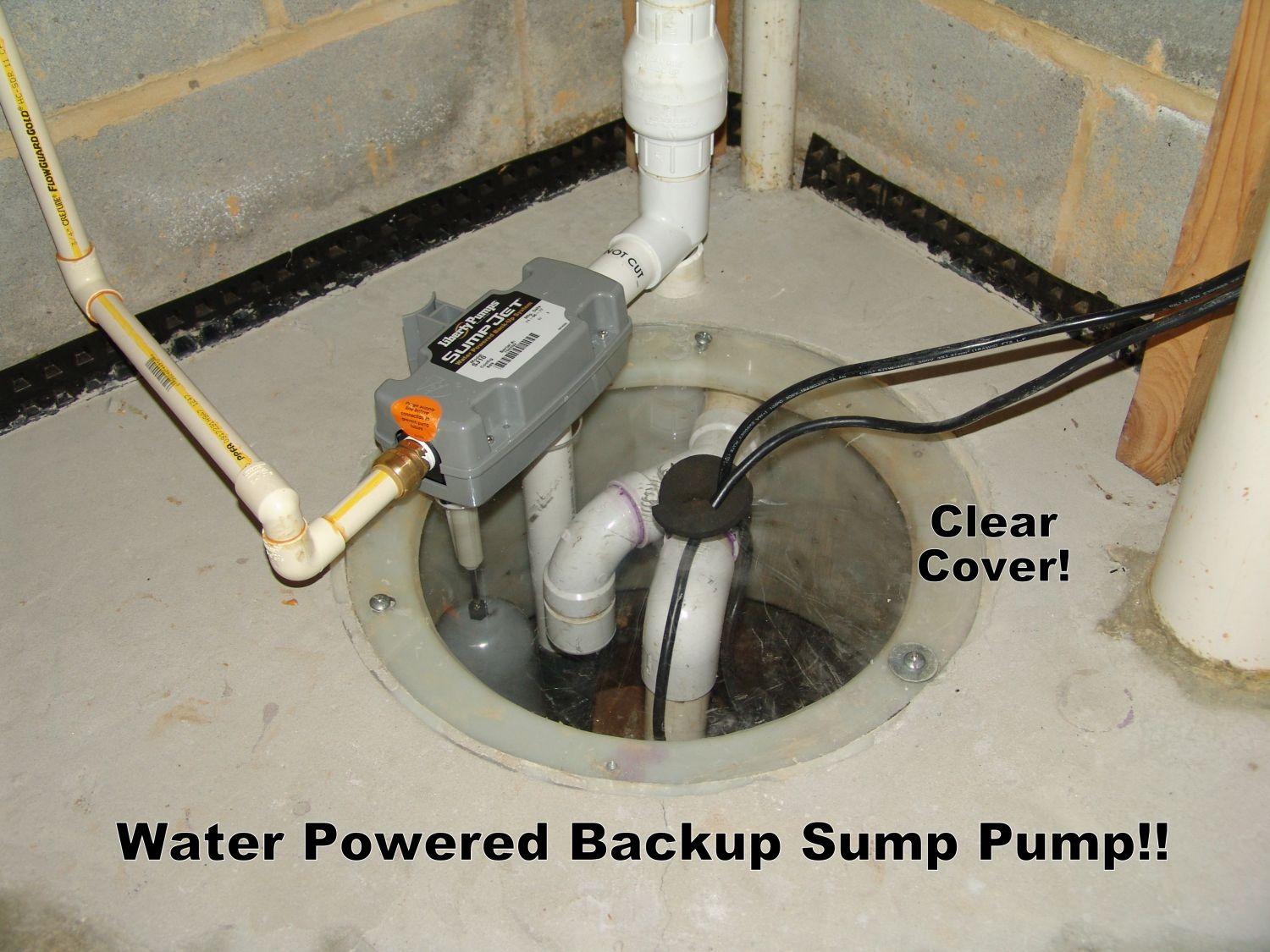 water powered sump pump disadvantages