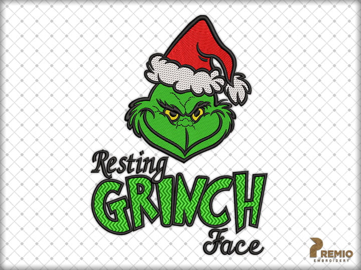 resting-grinch-face-embroidery-designs
