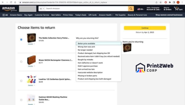 How To Begin Your Amazon Return Process?