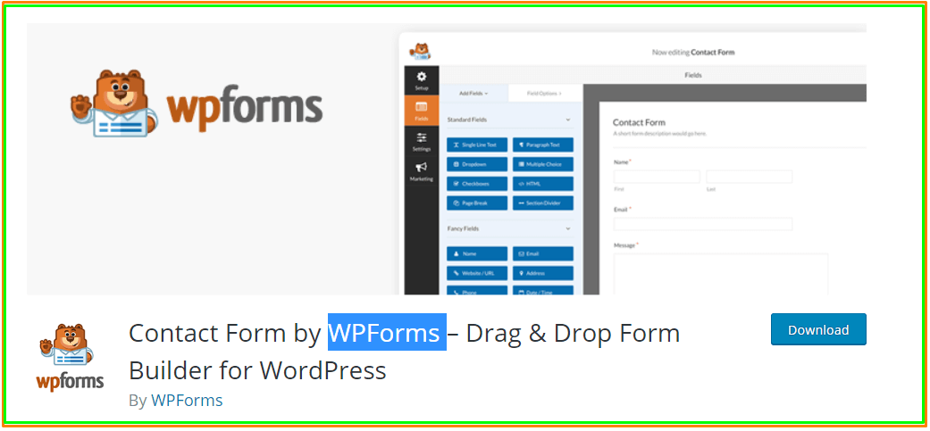 Best WordPress Plugin - WPForms