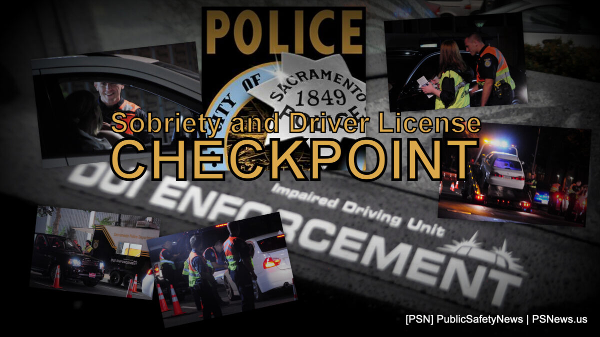 DUI Checkpoint planned for Friday night in Sacramento 1