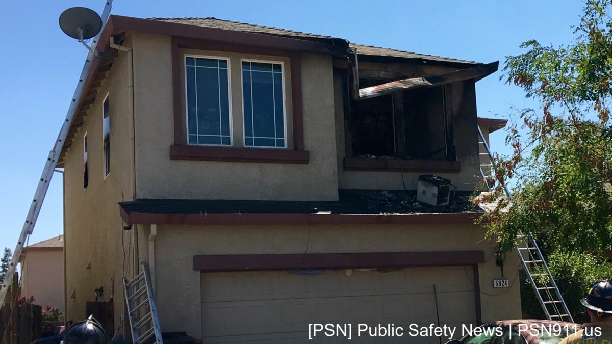 Fire Burns Through Home in South Sacramento