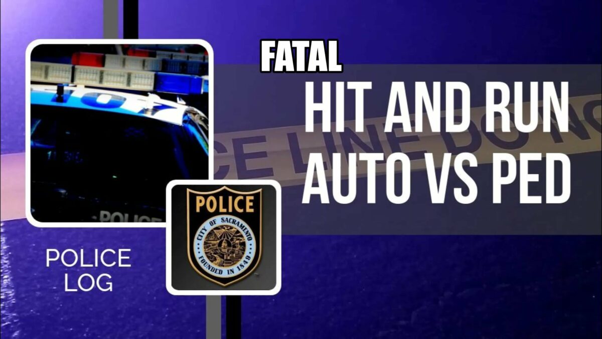 POLICE: Fatal Hit and Run Investigation – West El Camino Boulevard and Northgate Boulevard, July 12, 2020