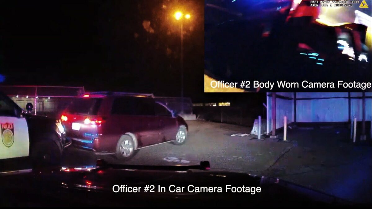 POLICE: SacPD releases video from Officer Involved Shooting, 8500 block of Fruitridge Rd., on February 15th