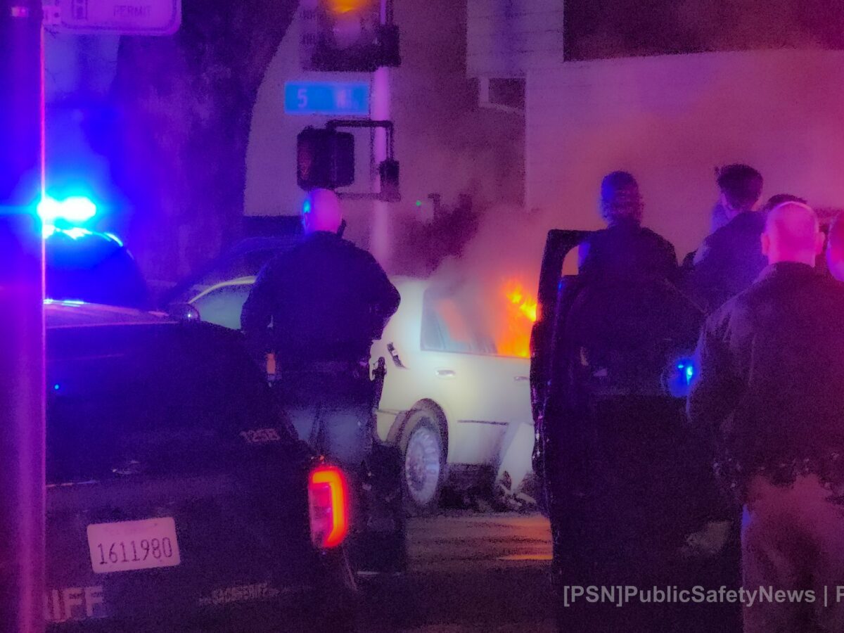 Dramatic High-Speed Chase Culminates in Standoff and Vehicle Fire in Downtown Sacramento