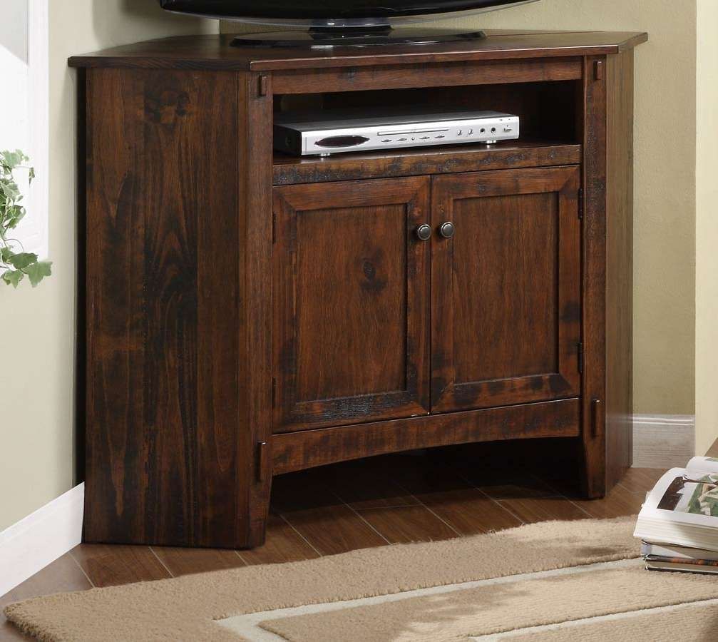 Featured Photo of Rustic Corner Tv Stands