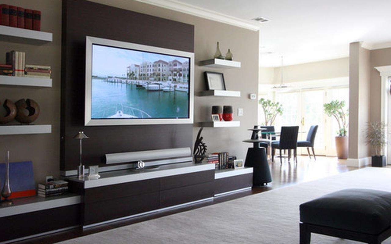 Featured Photo of Wall Mounted Tv Cabinets For Flat Screens