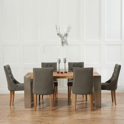 Featured Photo of Dining Tables Grey Chairs
