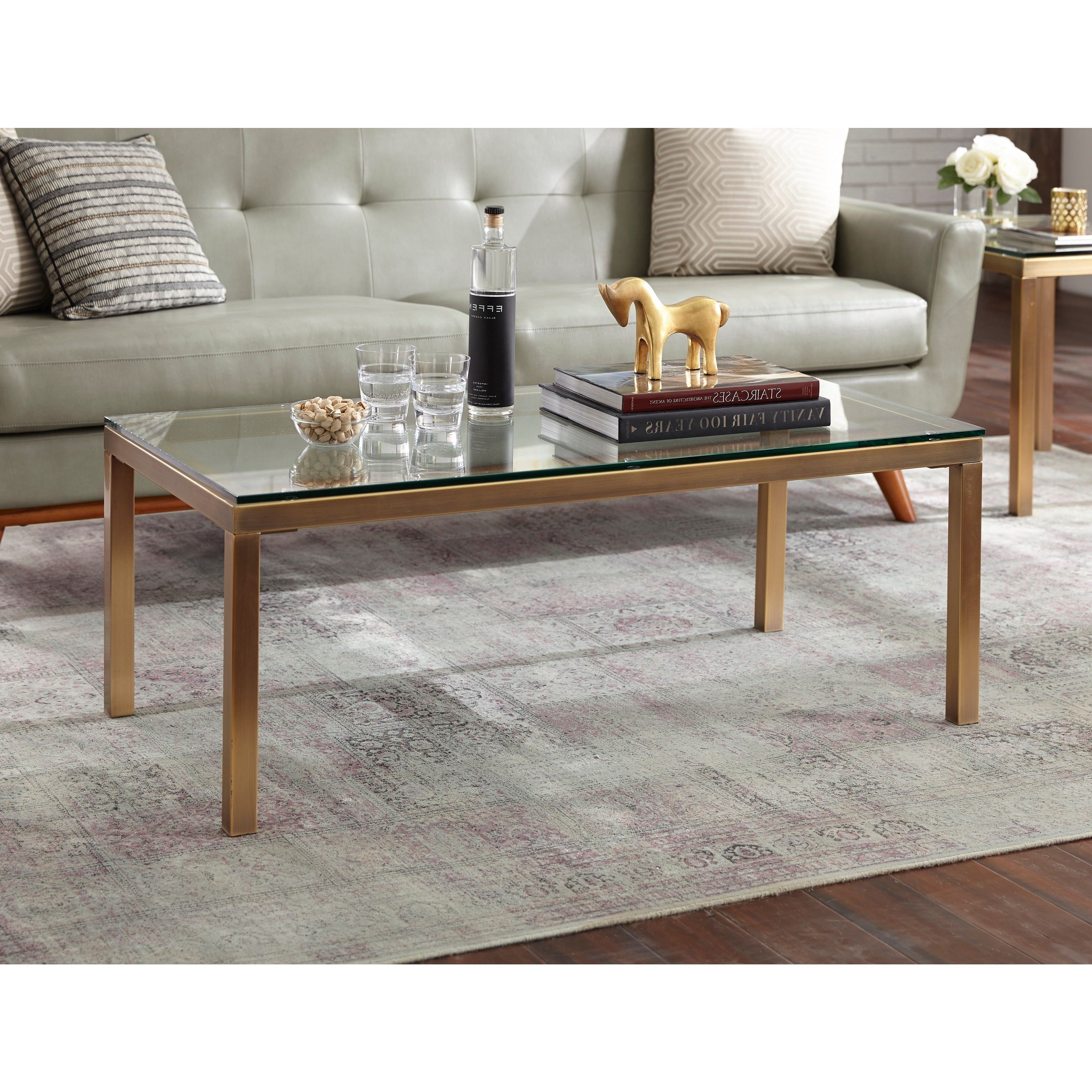 Featured Photo of Simple Living Manhattan Coffee Tables