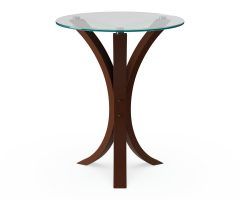 Copper Grove Rochon Glass Top Wood Accent Tables