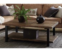 Carbon Loft Lawrence Metal and Reclaimed Wood Coffee Tables