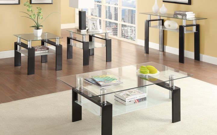 Occasional Contemporary Black Coffee Tables
