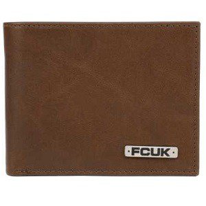 FCUK - French Connection Mens Tan Genuine Leather Wallet from Rs.509