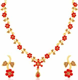 Jewelry sets from ZAVERI PEARLS and Sukkhi up to 91 % Off – Limited Time Offer