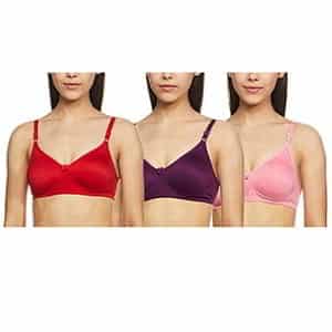 Softline Butterfly Womens Non-Wired Bra (Pack of 3) at Good Discount Grab Now