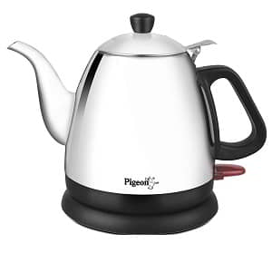 Pigeon by Stovekraft Swell Electric Kettle with Stainless Steel Body, 0.7 Litre Boiler for Water, Instant Noodles, Soup etc