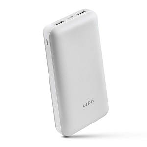 URBN 20000mAh Li-Polymer Compact Type-C Power Bank with 12W Fast Charge, Type C & Micro Input – Buy NOW