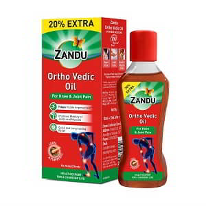 Zandu Ortho Vedic Oil - Ayurvedic Oil for Joint Pain, Muscle Pain, Osteoarthritis - Visible improvement in 7 days