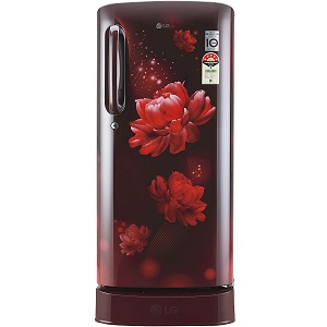 LG 190 L 4 Star Inverter Direct-Cool Single Door Refrigerator-GL-D201ASCY