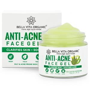 Bella Vita Organic Anti Acne and Pimple Removal Face Gel Oil Free Hydrating Cream