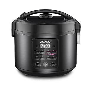 AGARO Regal Electric Rice Cooker 3 Liters Ceramic Inner Bowl with SS Steamer