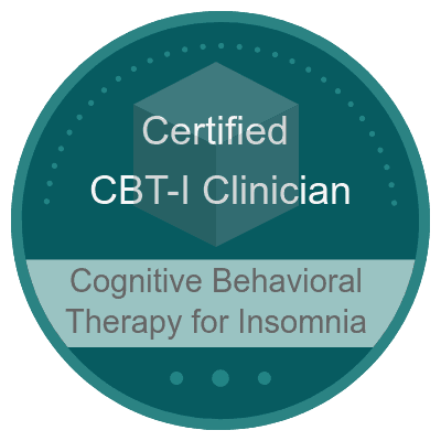 Image showing cognitive behavioral therapy (CBT) for insomnia certification.