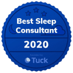 Image of best sleep consultant award from Tuck
