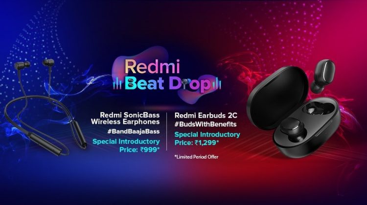 Redmi Launches SonicBass Wireless Earphones and Redmi Earbuds 2C