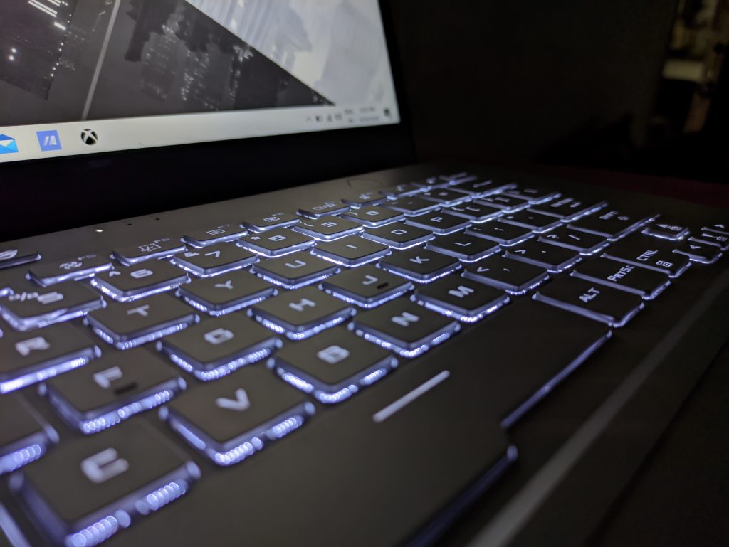 Zephyrus G14 has a backlit Keyboard