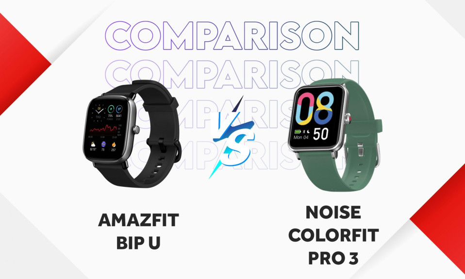 Noise Colorfit Pro 3 vs Amazfit Bip U indepth comparison