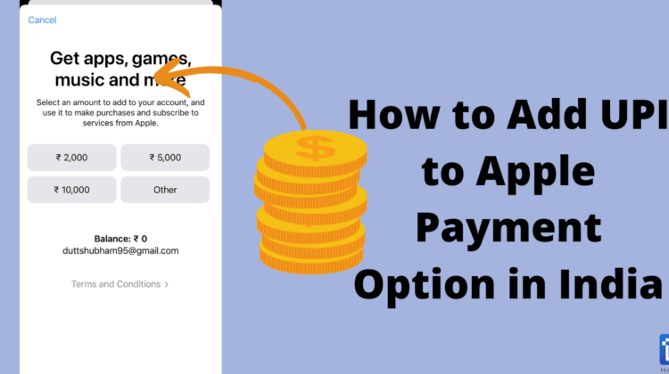 How to add UPI in Apple ID (2)