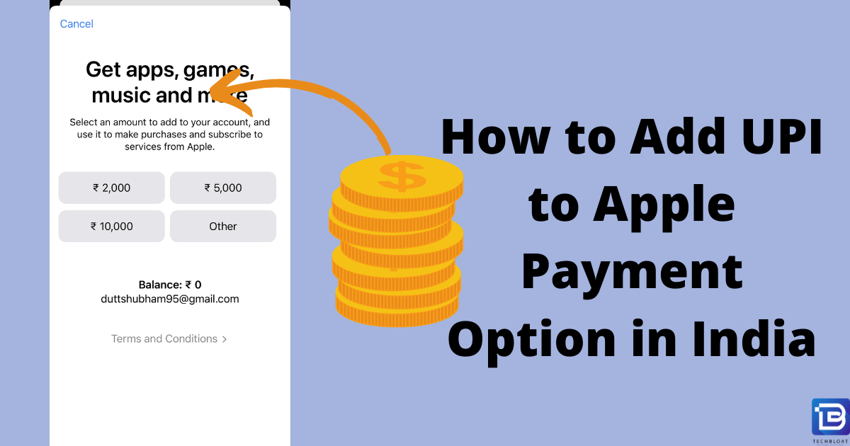 How to add UPI in Apple ID (2)
