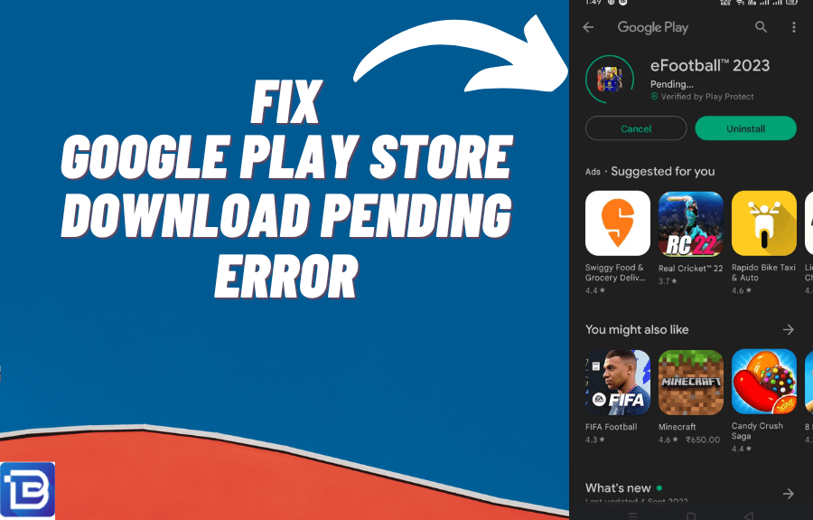 How to fix Google Play Store download error