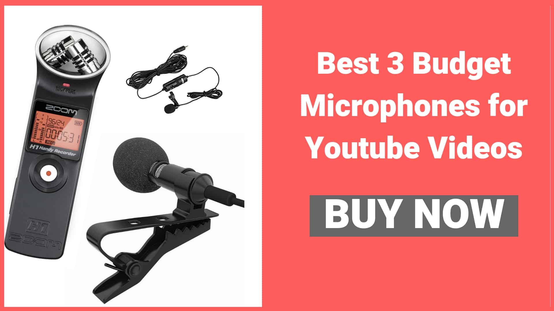 Best 3 Budget Microphones for Youtube Videos