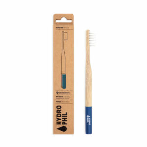 cepillo de dientes de bambú reutilizable sostenible HYDROPHIL suave - caja de cartón reciclado