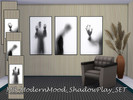 Sims 4 — MB-ModernMood_ShadowPlay_SET by matomibotaki — MB-ModernMood_ShadowPlay_SET 4 Modern effect wallpaper with