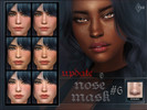 Sims 4 — Nose mask 06 UPDATE for sim creators  by RemusSirion — Nose mask 06. This is a re-upload of the nose mask 06 as