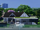 Sims 4 — Contemporary Bungalow by SIMSBYLINEA — The suburbs don't have to be plain and dull - your perfect family home