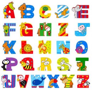 448 Orange Tree Toys Painted Wooden Letters 001