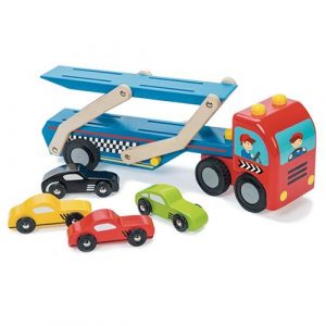 TV444 Le Toy Van Race Car Transporter Set  006