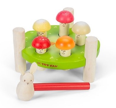 PL092 Le Toy Van Hammer Game Mr Mushrooms Wooden Toy 001