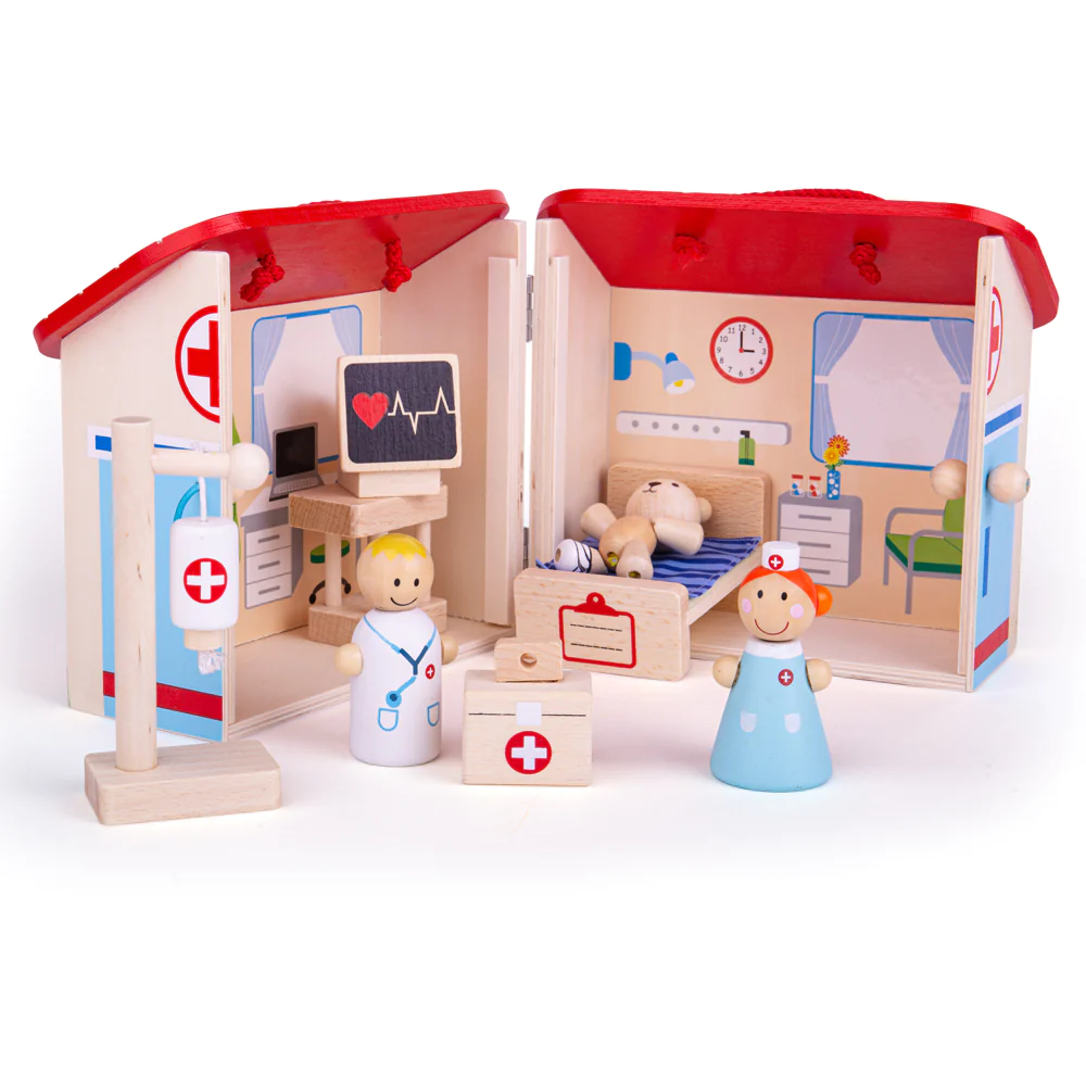 Mini Toy Hospital Playset by bigjigs