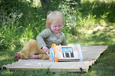 jungle activity box by classic world with boy