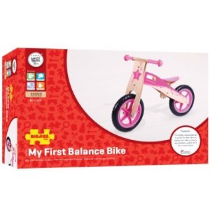 Bigjigs My First Bike – Pink Balance Bike