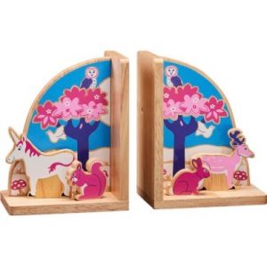 Enchanted Forest Wooden Bookends