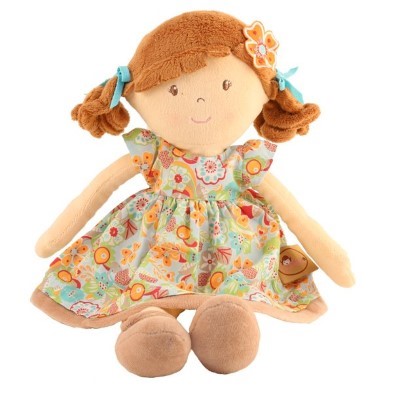 rag doll flower girl orange by Bonikka