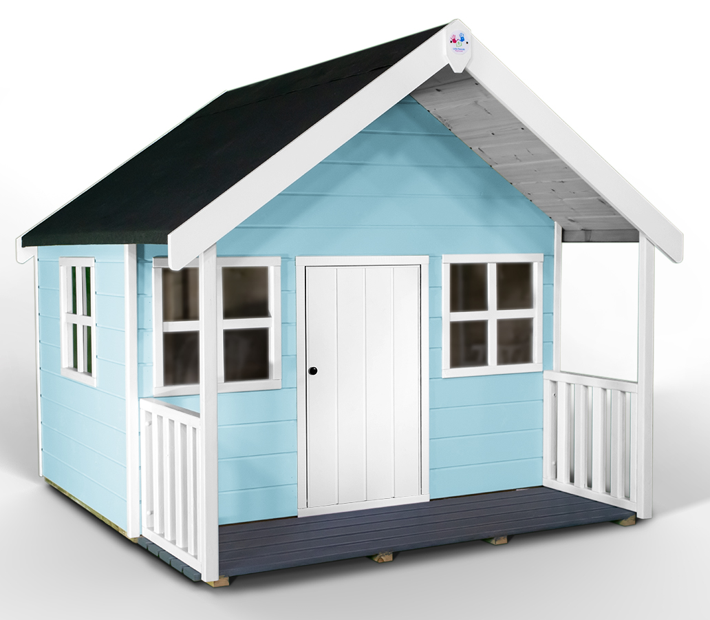 Bella Playhouse by Little Rascals painted in Baby Blue